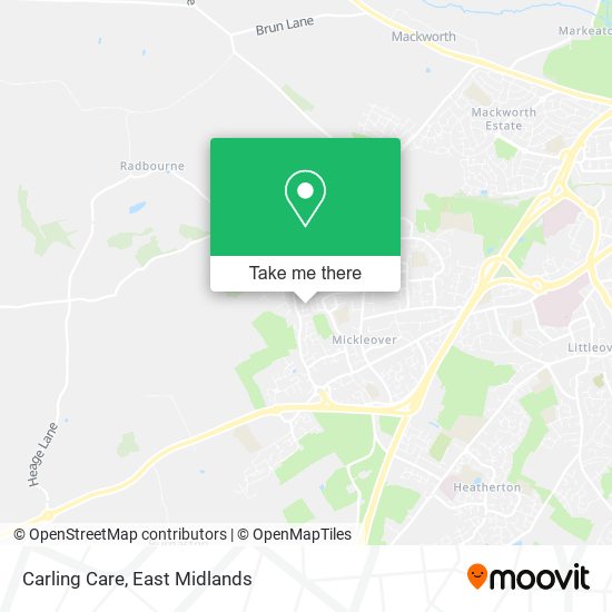 Carling Care map