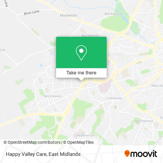 Happy Valley Care map