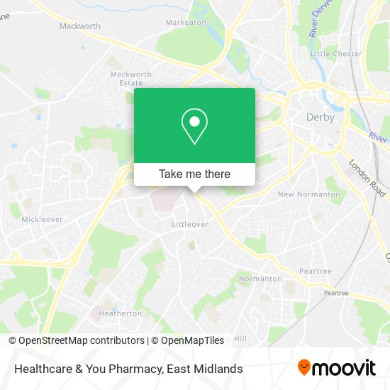 Healthcare & You Pharmacy map