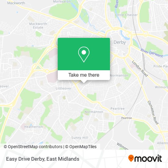 Easy Drive Derby map