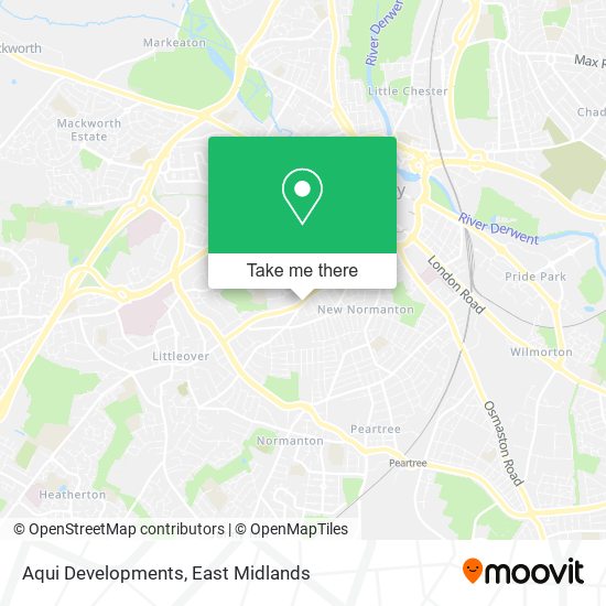 Aqui Developments map