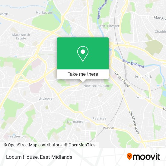 Locum House map