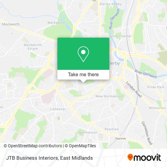 JTB Business Interiors map