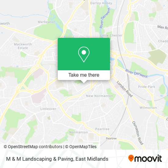 M & M Landscaping & Paving map