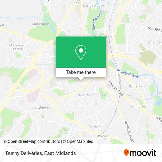 Bunny Deliveries map