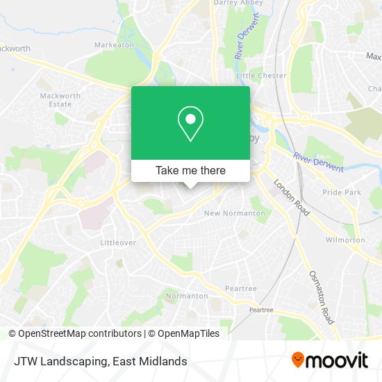 JTW Landscaping map