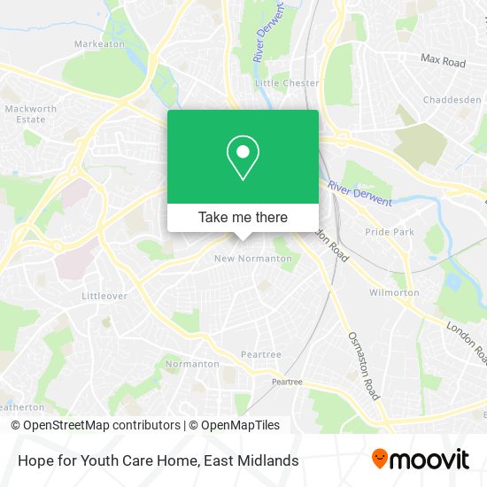 Hope for Youth Care Home map