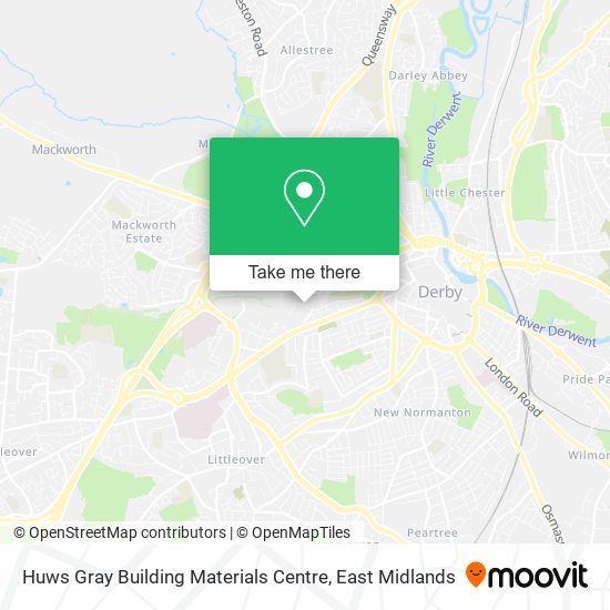 Huws Gray Building Materials Centre map