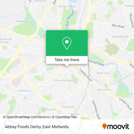 Abbey Foods Derby map