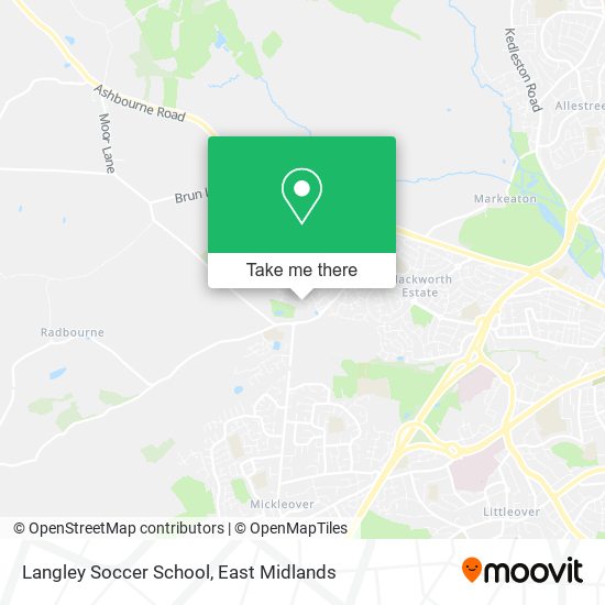 Langley Soccer School map