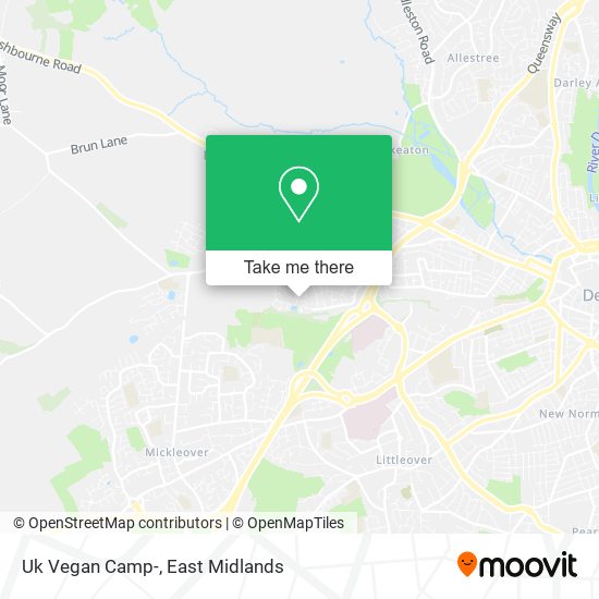 Uk Vegan Camp- map