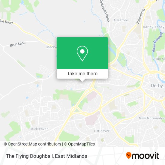 The Flying Doughball map