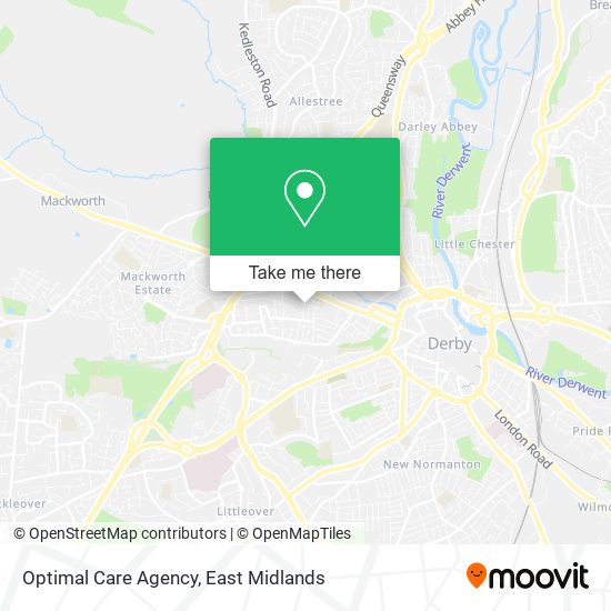Optimal Care Agency map