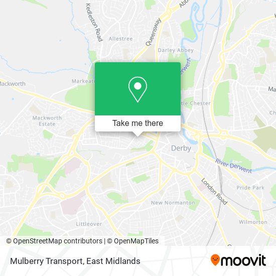 Mulberry Transport map