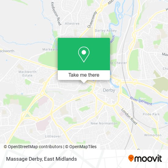 Massage Derby map