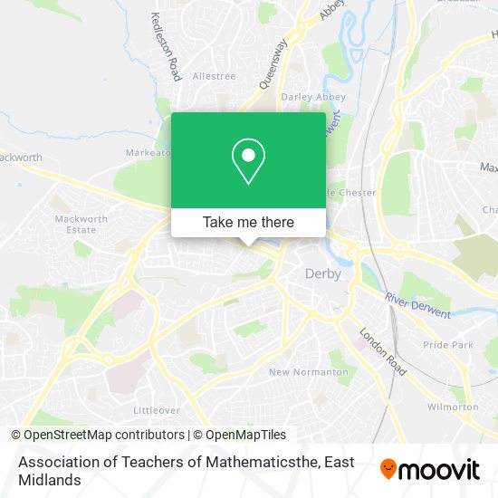 Association of Teachers of Mathematicsthe map