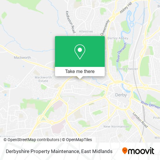 Derbyshire Property Maintenance map