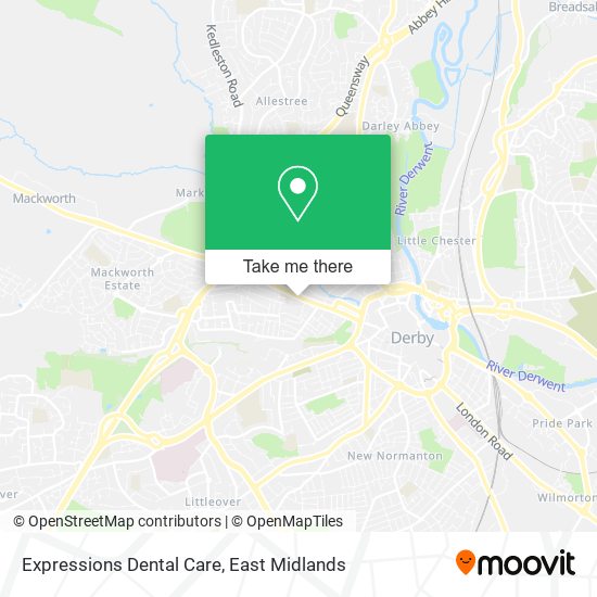 Expressions Dental Care map