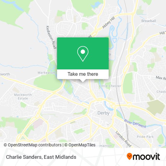 Charlie Sanders map