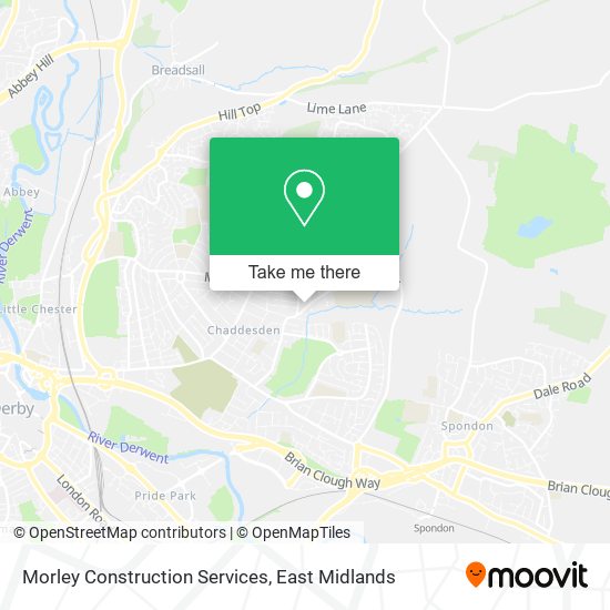 Morley Construction Services map