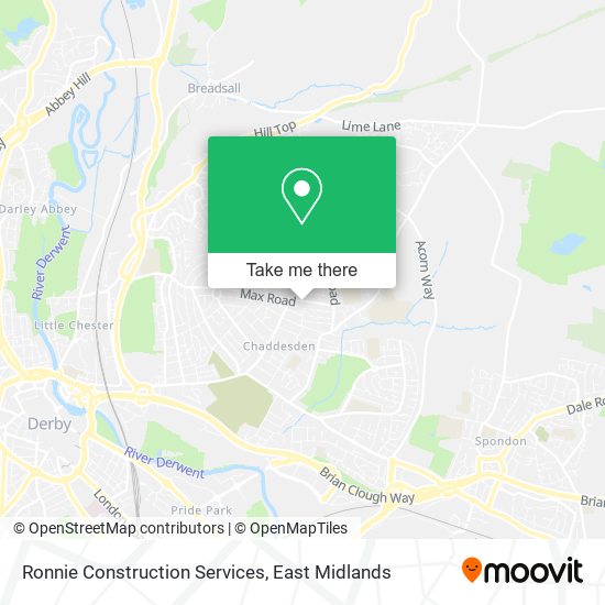 Ronnie Construction Services map