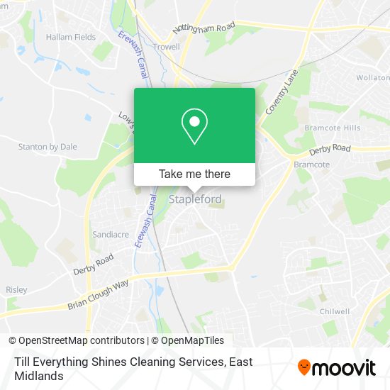 Till Everything Shines Cleaning Services map