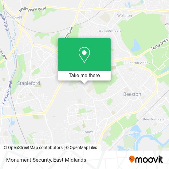 Monument Security map