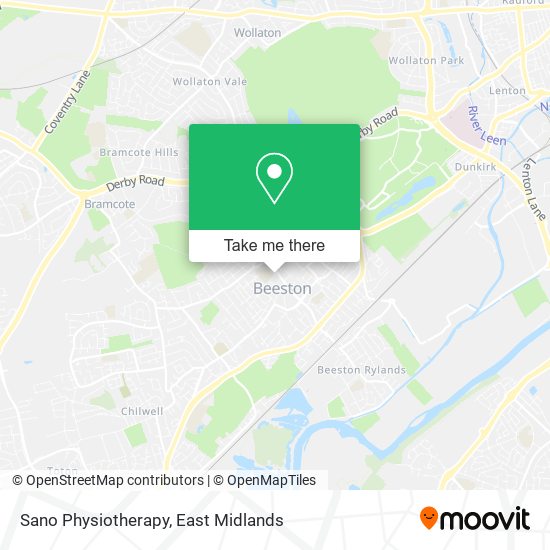 Sano Physiotherapy map