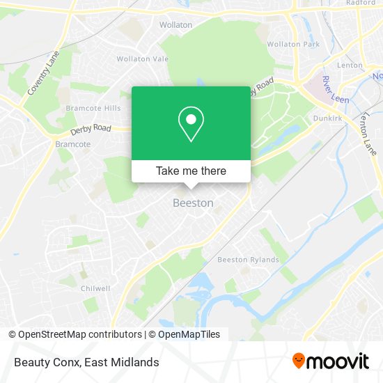 Beauty Conx map