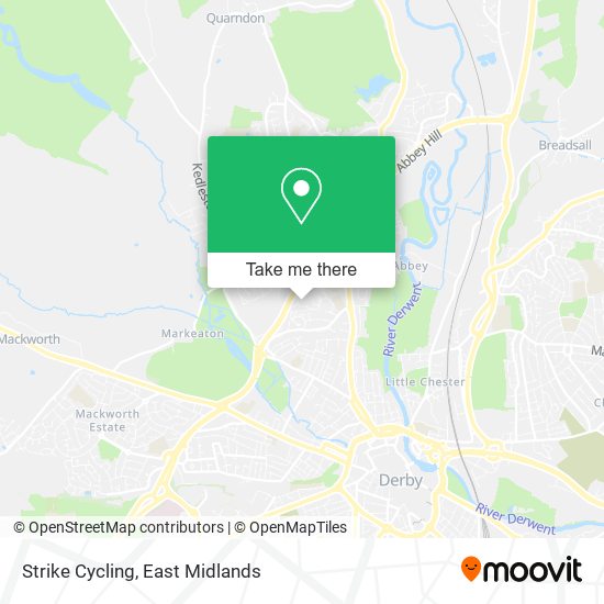 Strike Cycling map