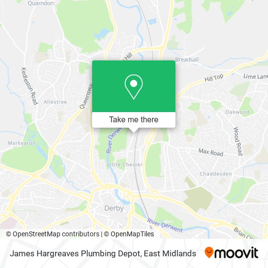 James Hargreaves Plumbing Depot map