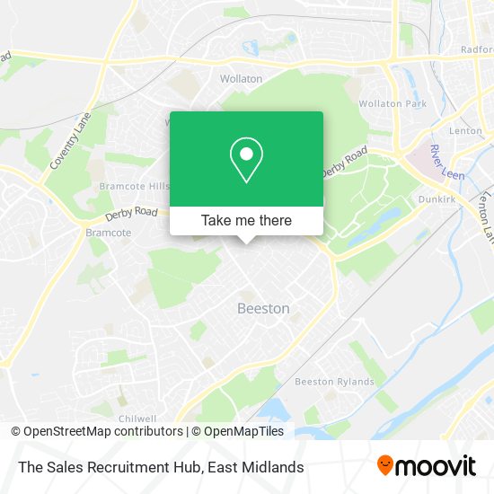 The Sales Recruitment Hub map