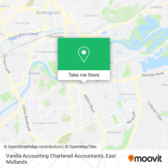 Vanilla Accounting Chartered Accountants map