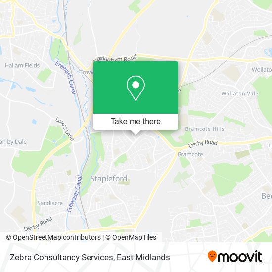 Zebra Consultancy Services map