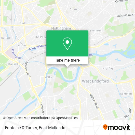 Fontaine & Turner map