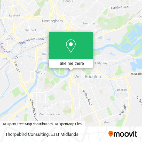 Thorpebird Consulting map