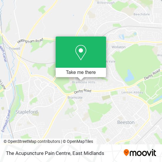 The Acupuncture Pain Centre map