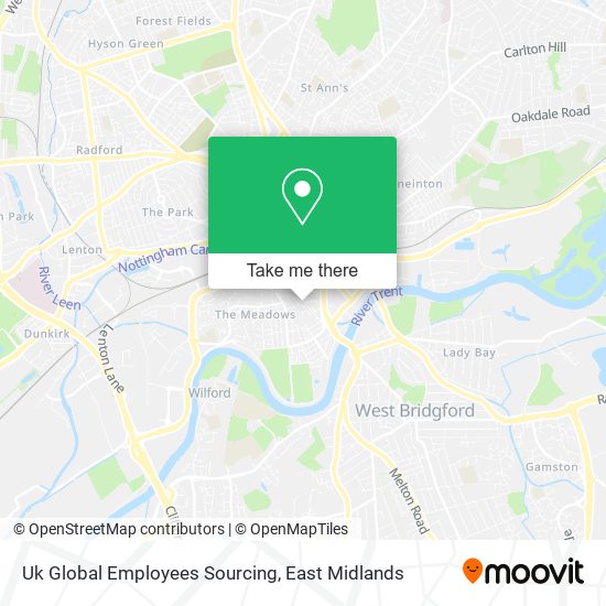Uk Global Employees Sourcing map