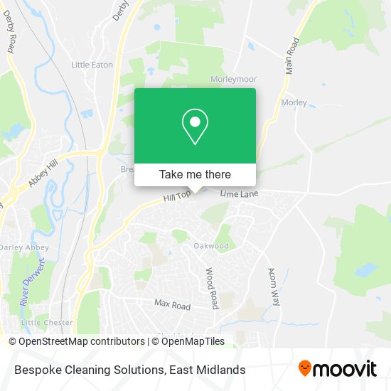 Bespoke Cleaning Solutions map