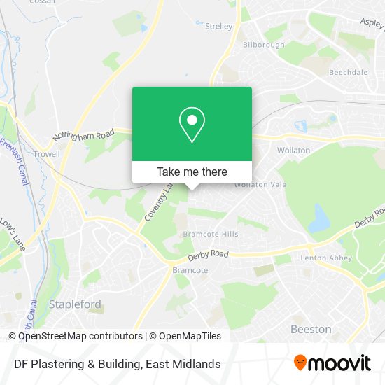 DF Plastering & Building map