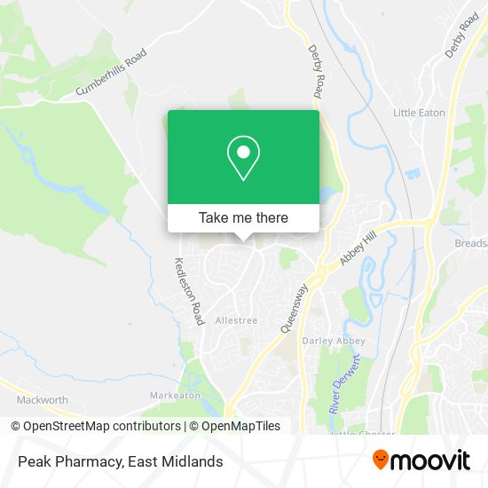 Peak Pharmacy map