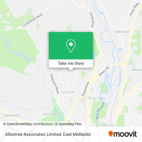 Allestree Associates Limited map