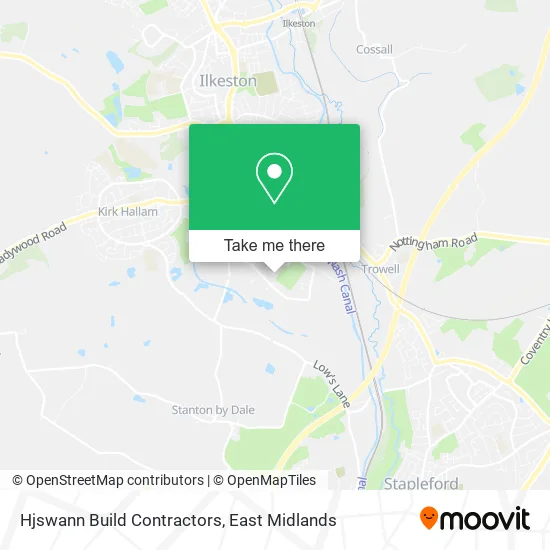 Hjswann Build Contractors map