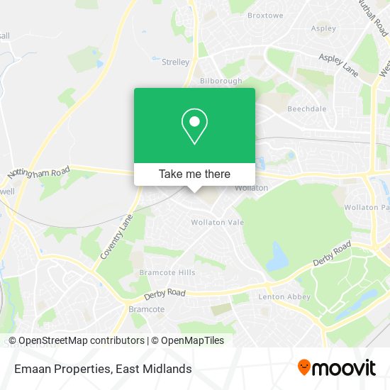 Emaan Properties map