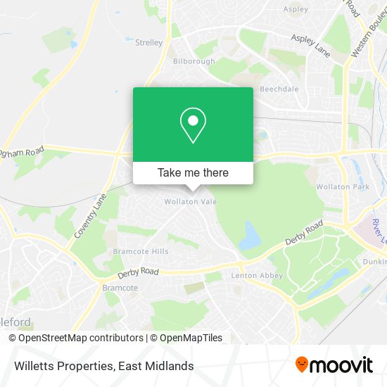 Willetts Properties map