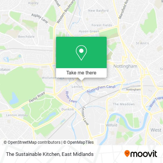 The Sustainable Kitchen map