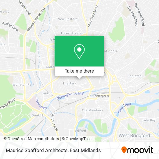 Maurice Spafford Architects map