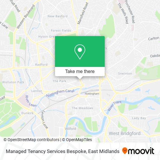 Managed Tenancy Services Bespoke map