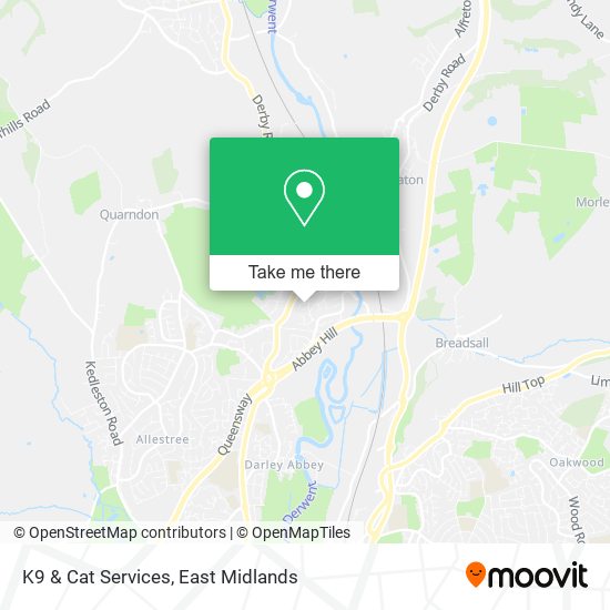 K9 & Cat Services map