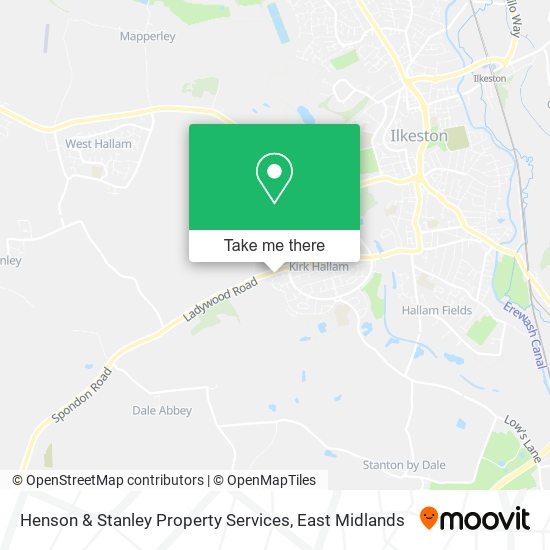 Henson & Stanley Property Services map